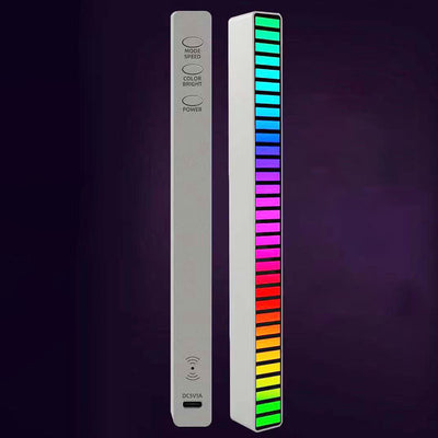 Luz Ambiental RGB Sincronizada con Música para Auto y Hogar con Control por Voz - Image 11