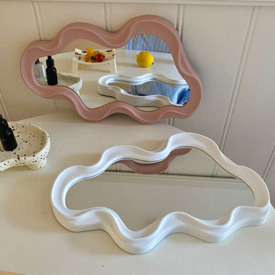 Espejo de Maquillaje Montado en Pared con Diseño Nube - Espejo de Tocador - Image 4