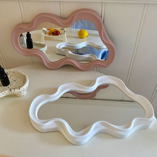 Espejo de Maquillaje Montado en Pared con Diseño Nube - Espejo de Tocador - Image 4