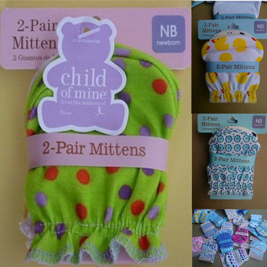 Manoplas Protectoras Estampadas para Bebé