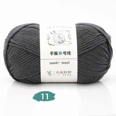 Lana Tejida a Mano Grosor Medio - Kit DIY con Aguja para Bufanda, Gorro y Abrigo - Image 40