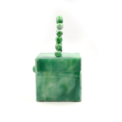Bolsa Cuadrada Pequeña con Acabado Perlado Acrílico - Image 8