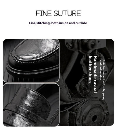 Zapatos de Cuero Slip-On Elevados para Negocios Casuales - Image 22