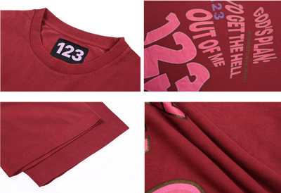 Playera Suelta Urbana de Cinco Puntas con Mangas Trendy - Image 11