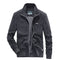 Chaqueta Casual Hombre Cuello Alto Pana Primavera Otoño Estilo Coreano