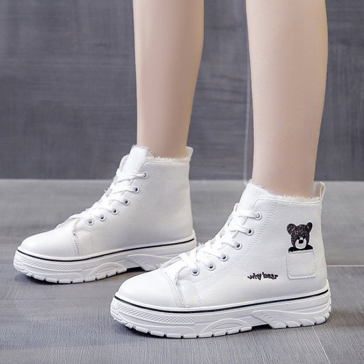 Botas Martin de Moda para Mujer con Tacón Medio y Lona Reforzada - Image 23