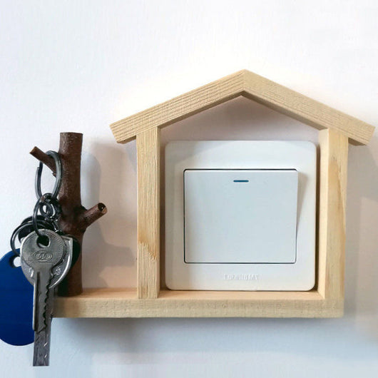 Marco Decorativo Hidropónico con Enchufe de Madera y Pegatinas - Image 18