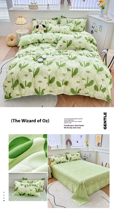 Sábanas de Algodón Puro Minimalistas para Cama - Image 32