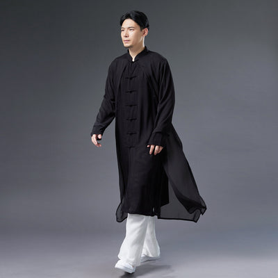 Túnica Hanfu Blanca de Verano para Hombre - Disfraz Hada Chifón Tradicional Chino - Image 2
