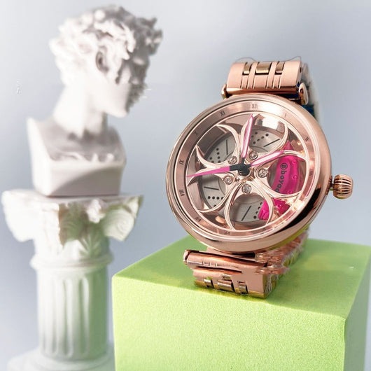Reloj de Cuarzo Luminoso con Bisel Giratorio para Mujer - Image 10