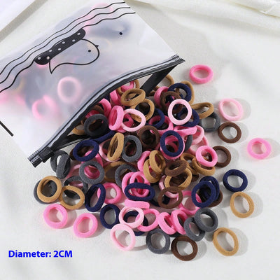 Set de 100 Bandas Elásticas Infantiles sin Tirones - Colores Pastel Suave - Image 64