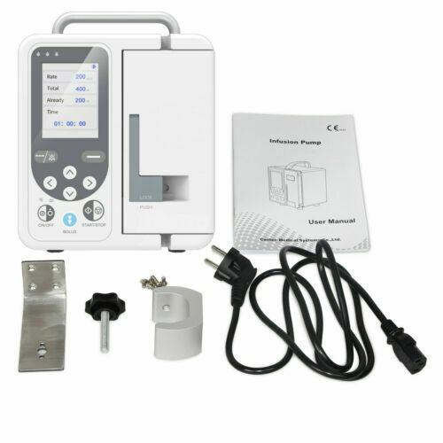 Bomba de Infusión IV CONTEC SP750 Volumétrica con Alarma y Batería Recargable