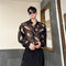 Camisa Manga Larga Jacquard con Efecto Perspectiva y Textura Nieve
