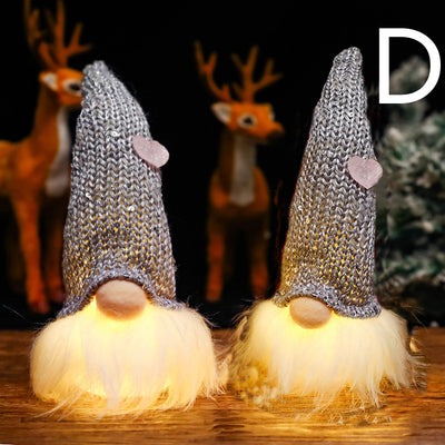 Muñeco Navideño sin Rostro con Luz LED Colgante - Image 16