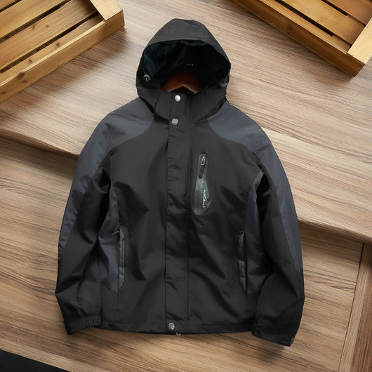 Chaqueta Casual Hombre Impermeable y Cortavientos con Forro Polar Desmontable - Image 8