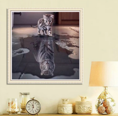 Pintura de Diamantes - Tigre Bebé - Image 8