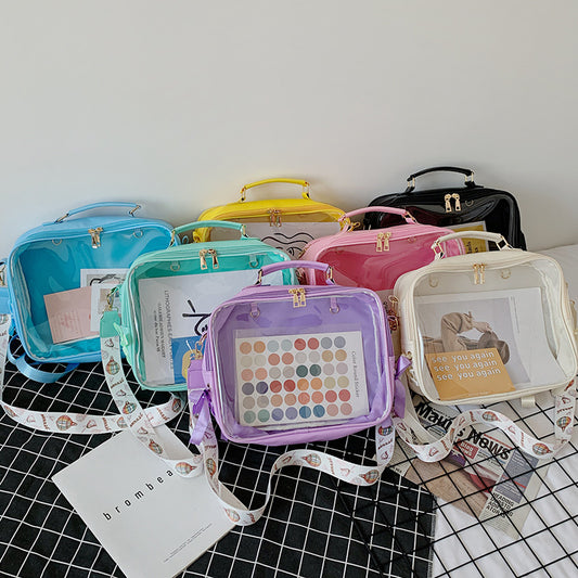 Mochila Portátil Multiusos Jelly Sweet Fashion para Estudiantes