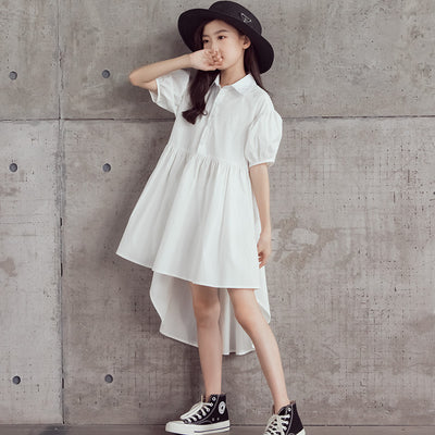 Vestido Camisero de Manga Corta para Verano - Diseño Clásico con Solapa - Image 10