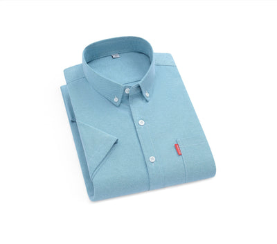 Camisa Oxford Casual de Manga Larga para Hombre - Image 5