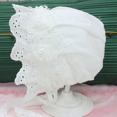Gorro de Encaje Lolita para Recién Nacido - Diseño Elegante y Creativo - Image 19