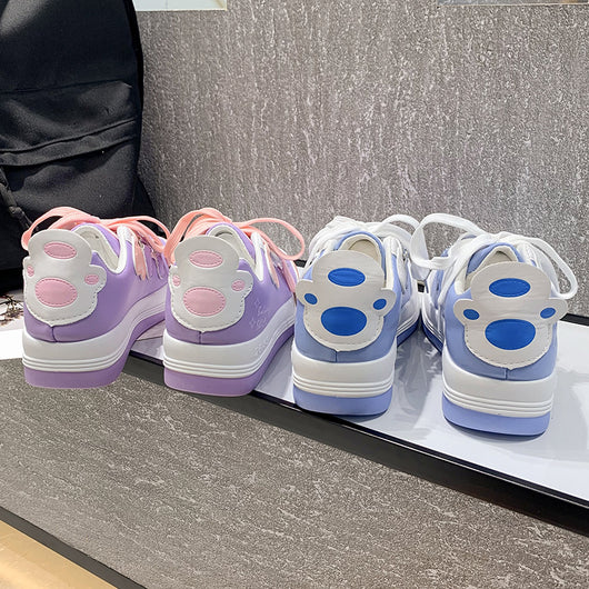 Zapatillas Deportivas Escolares para Niña Rosa Púrpura Versátiles - Image 3