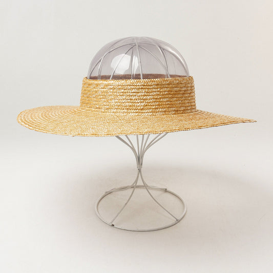 Sombrero de Paja con Ala Ancha Protección Solar