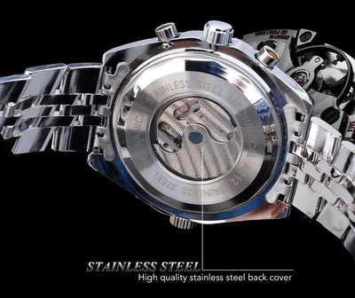 Reloj Mecánico Hueco de Gran Esfera Multifunción - Image 12