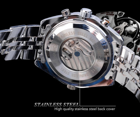 Reloj Mecánico Hueco de Gran Esfera Multifunción - Image 12