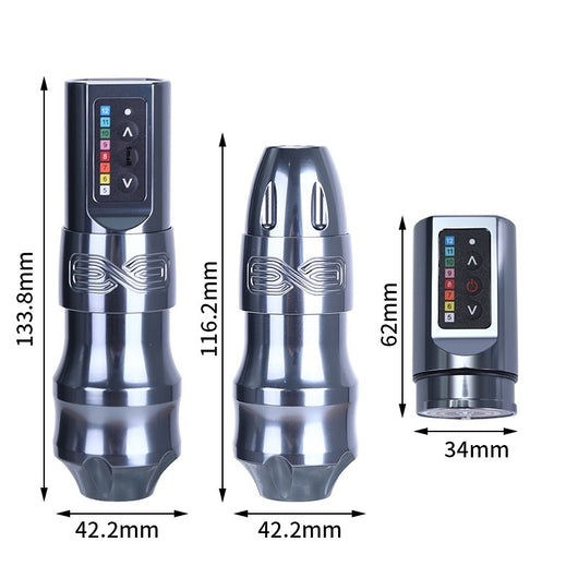 Máquina Tatuadora Inalámbrica Dual Battery - Pluma Profesional 2 en 1 - Image 3