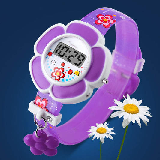 Reloj Electrónico Floral Unisex - Diseño Moderno y Elegante