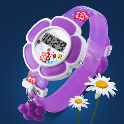 Reloj Electrónico Floral Unisex - Diseño Moderno y Elegante