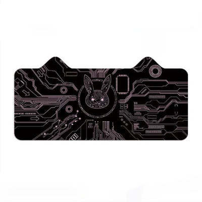 Tapete para Mouse Gaming con Diseño de Orejas de Gato - Teclado Oversized para Escritorio - Image 6