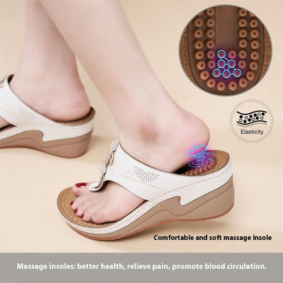 Pantuflas Tipo Chanclas con Plataforma Gruesa y Tacón Alto Antideslizantes - Image 30