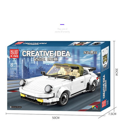 Auto Deportivo de Carreras - Kit de Construcción con Bloques de Precisión Serie 13103-13175 - Image 23