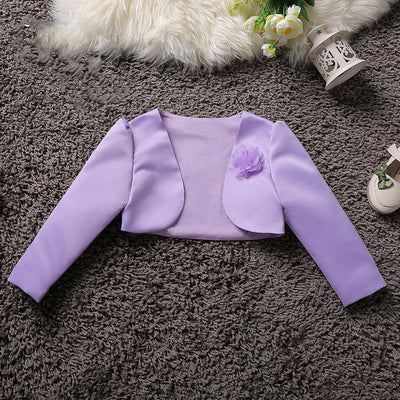 Vestido Princesa Infantil con Capa y Cardigan de Manga Larga - Image 4
