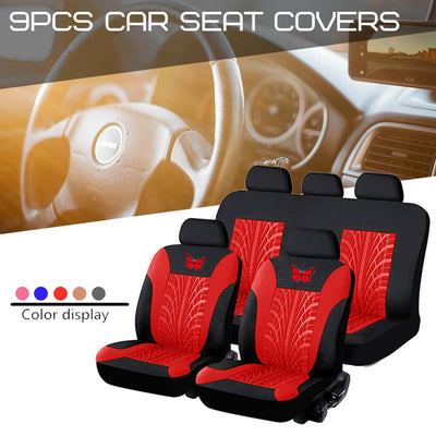 Funda Universal para Asientos de Auto Mariposa - Tela Resistente, Lavable y Antidecoloración