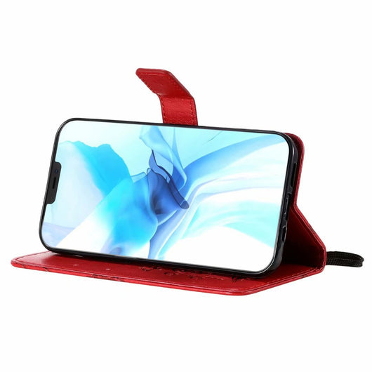 Funda de Cuero para Teléfono con Mariposa Prensada - Image 81