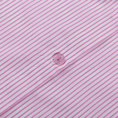 Traje Ejecutivo Mujer: Blusa Rayada con Cuello Solapa y Falda Entallada - Image 16