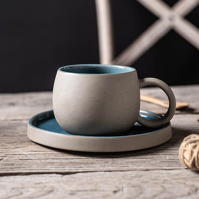 Juego de Tazas de Cerámica con Diseño Creativo - Image 4
