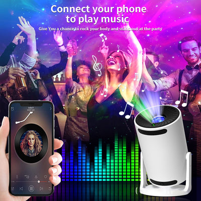 Lámpara Proyector de Nebulosa con Altavoz Bluetooth - Luz Estelar Romántica - Image 3