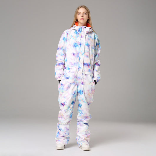 Traje de Esquí Impermeable Una Pieza para Mujer - Image 4