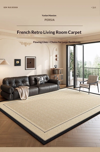 Tapete Retro Francés para Sala Lavable e Impermeable - Image 24