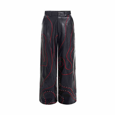 Pantalones Casuales Motociclista Punk Otoño Invierno para Hombre - Image 5