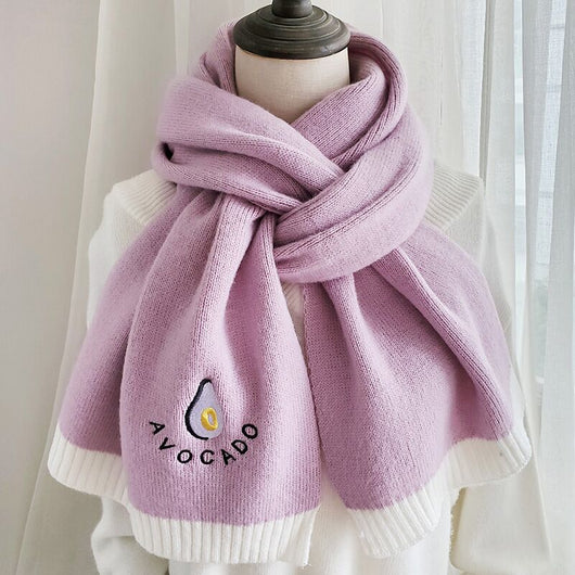 Bufanda Tejida Estilo Otoño Invierno Japonés - Image 19