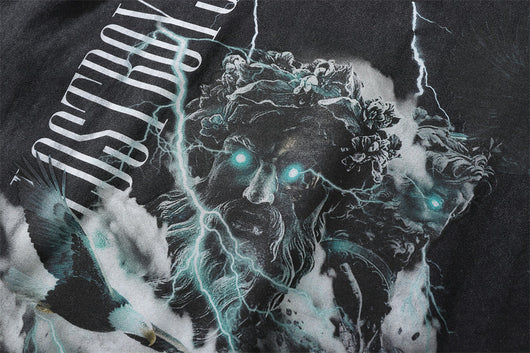 Camiseta Hombre Estampado Diablo Lavado Vintage - Image 12