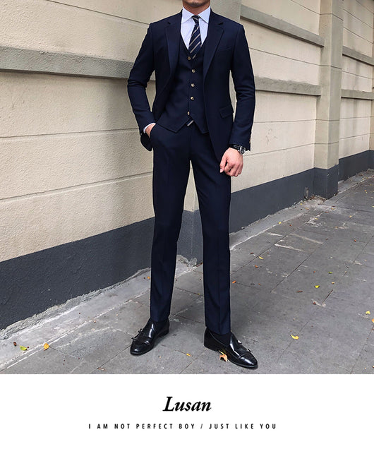 Traje Slim Tres Piezas para Hombre - Versátil y Moderno - Image 9