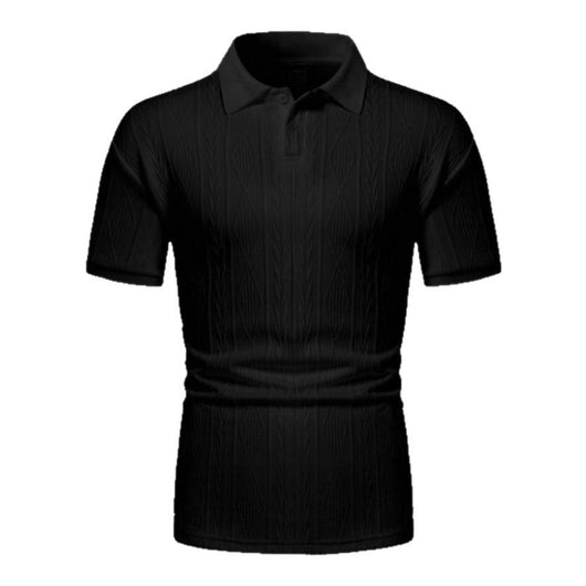 Polo Texturizado de Manga Corta para Hombre - Image 5