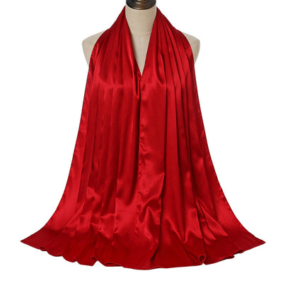Pañuelo de Satén Monocromático Perla - Elegancia Pura - Image 4