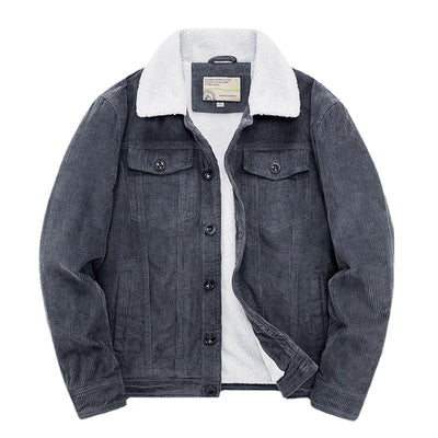 Abrigo Acolchado de Algodón con Forro Polar para Hombre - Image 5