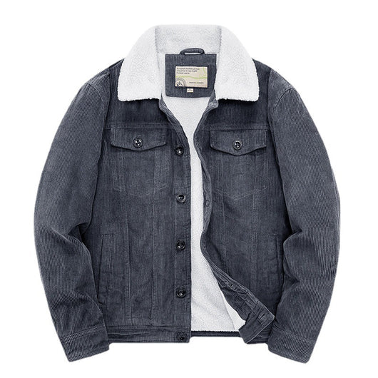 Abrigo Acolchado de Algodón con Forro Polar para Hombre - Image 5